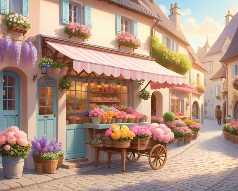 Wisteria Flower Cart — stage 2: Reopened
