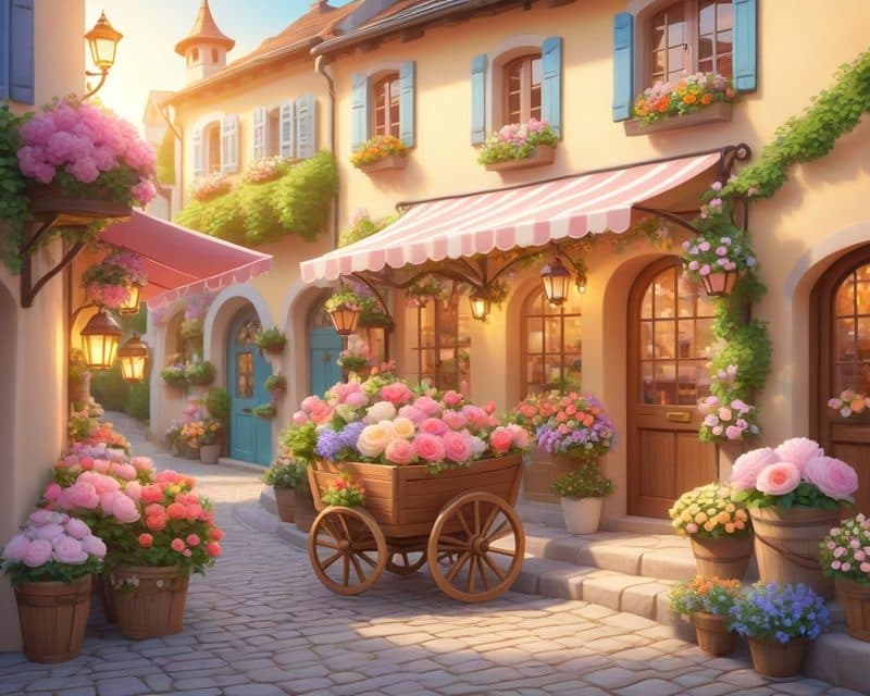 Wisteria Flower Cart — stage 4: Beloved