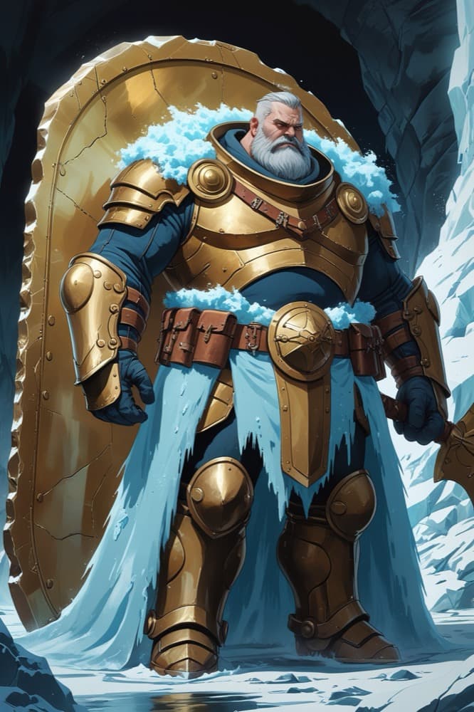 Bronce, the Glacier-Wall